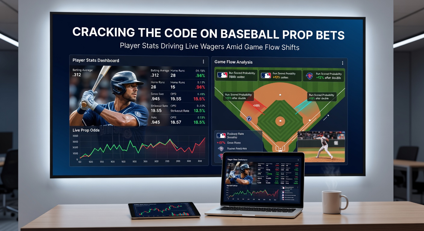 Dynamic chart displaying real-time prop bet odds fluctuations tied to player strikeouts and hits during a MLB game