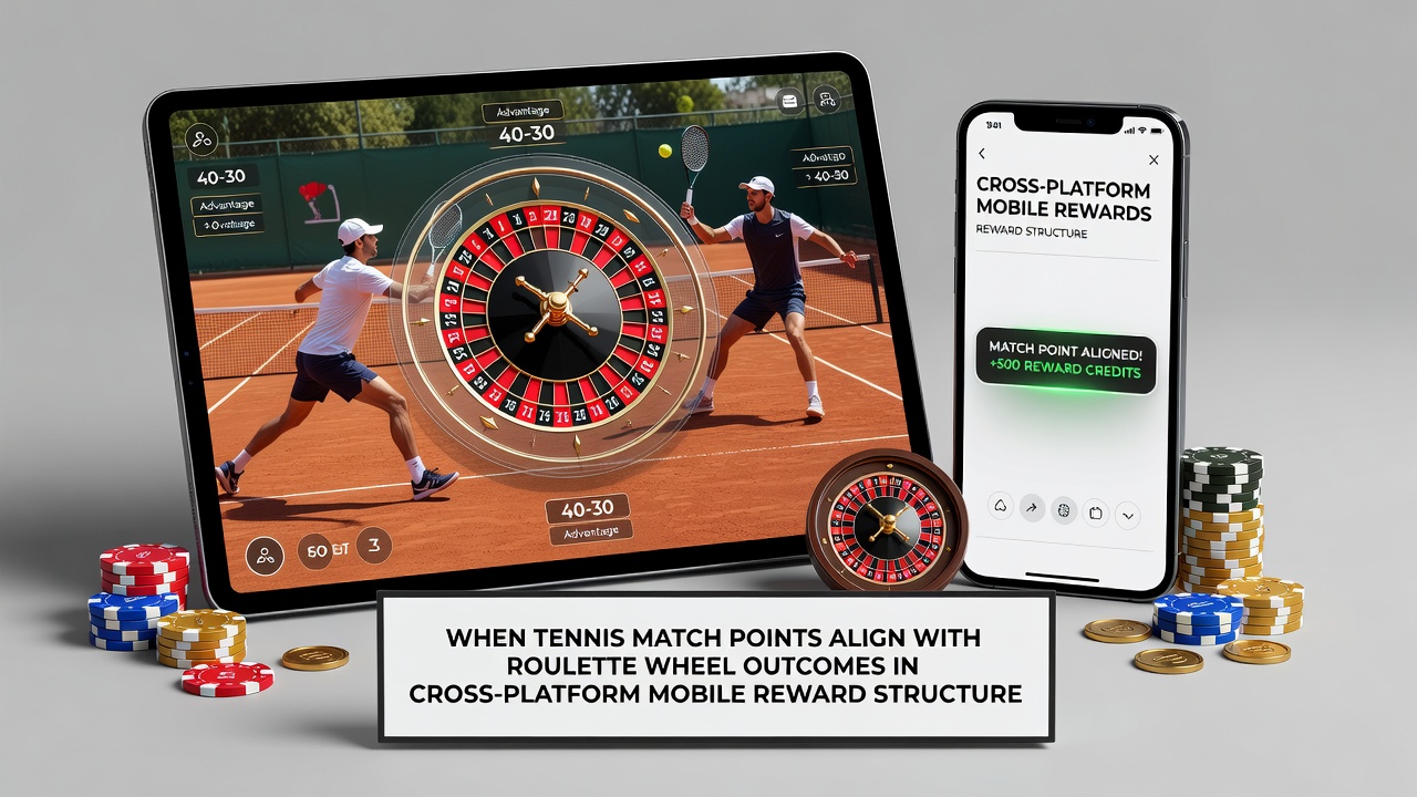 Analytics dashboard displaying aligned tennis point events and roulette outcomes with reward distribution metrics for September 2026
